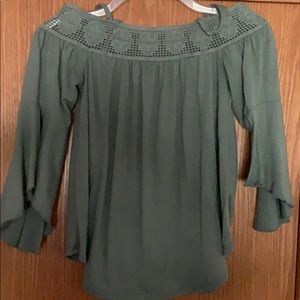 Off the shoulder blouse